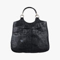Pre-owned Christian Dior 61 Hobo Black Leather×Patent  handbag | stylenewstar