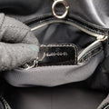 Pre-owned Christian Dior 61 Hobo Black Leather×Patent  handbag | stylenewstar