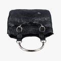 Pre-owned Christian Dior 61 Hobo Black Leather×Patent  handbag | stylenewstar