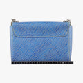 Pre-owned Louis Vuitton Twist MM Denim blue Epi M50271 shoulderbag | stylenewstar