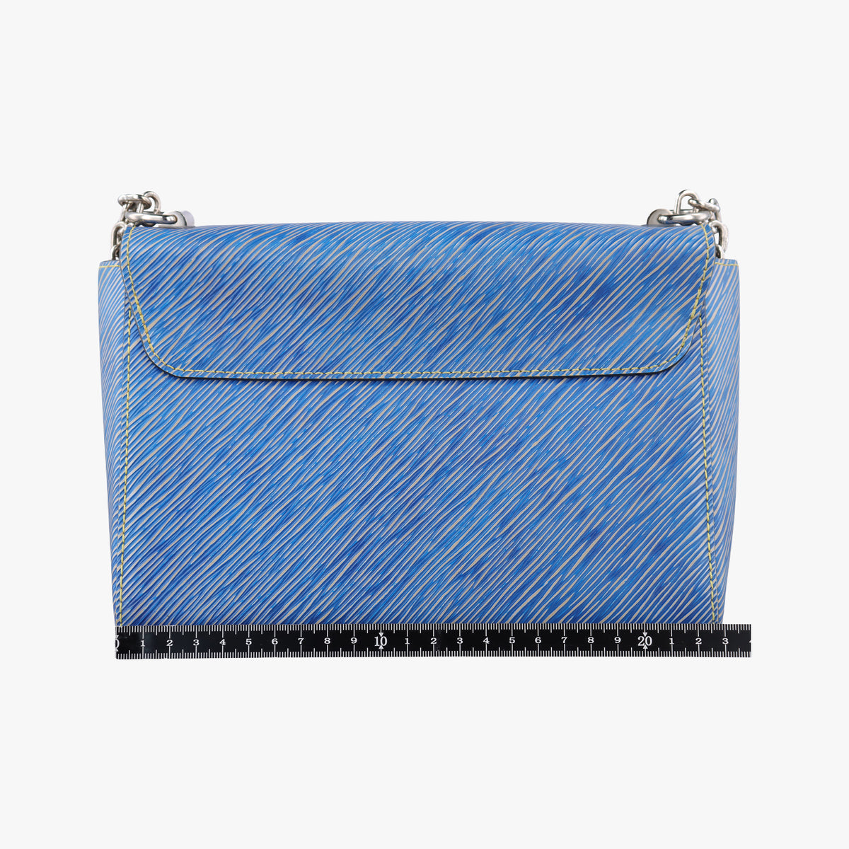 Pre-owned Louis Vuitton Twist MM Denim blue Epi M50271 shoulderbag | stylenewstar