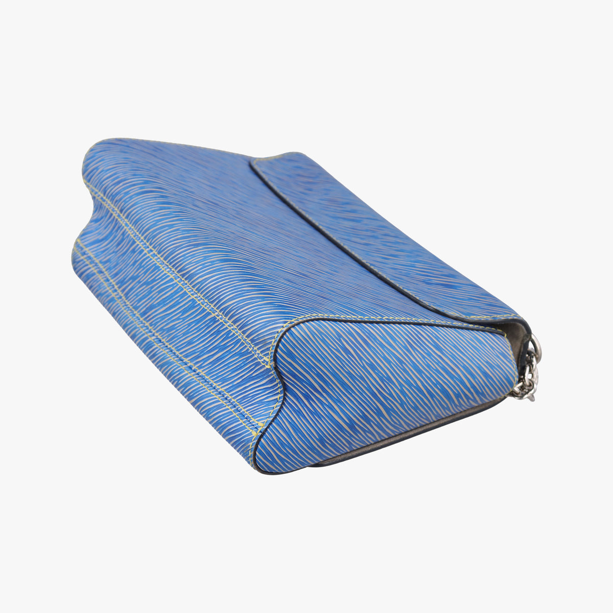 Pre-owned Louis Vuitton Twist MM Denim blue Epi M50271 shoulderbag | stylenewstar