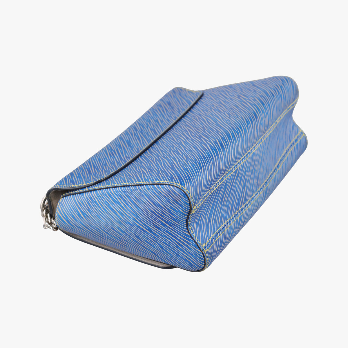 Pre-owned Louis Vuitton Twist MM Denim blue Epi M50271 shoulderbag | stylenewstar