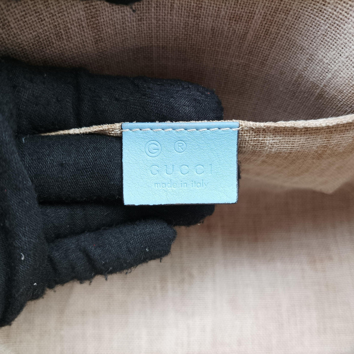 Microguccissima Blue Leather 449654 G021871998マイクログッチシマ ブルー レザー 449654 G021871998