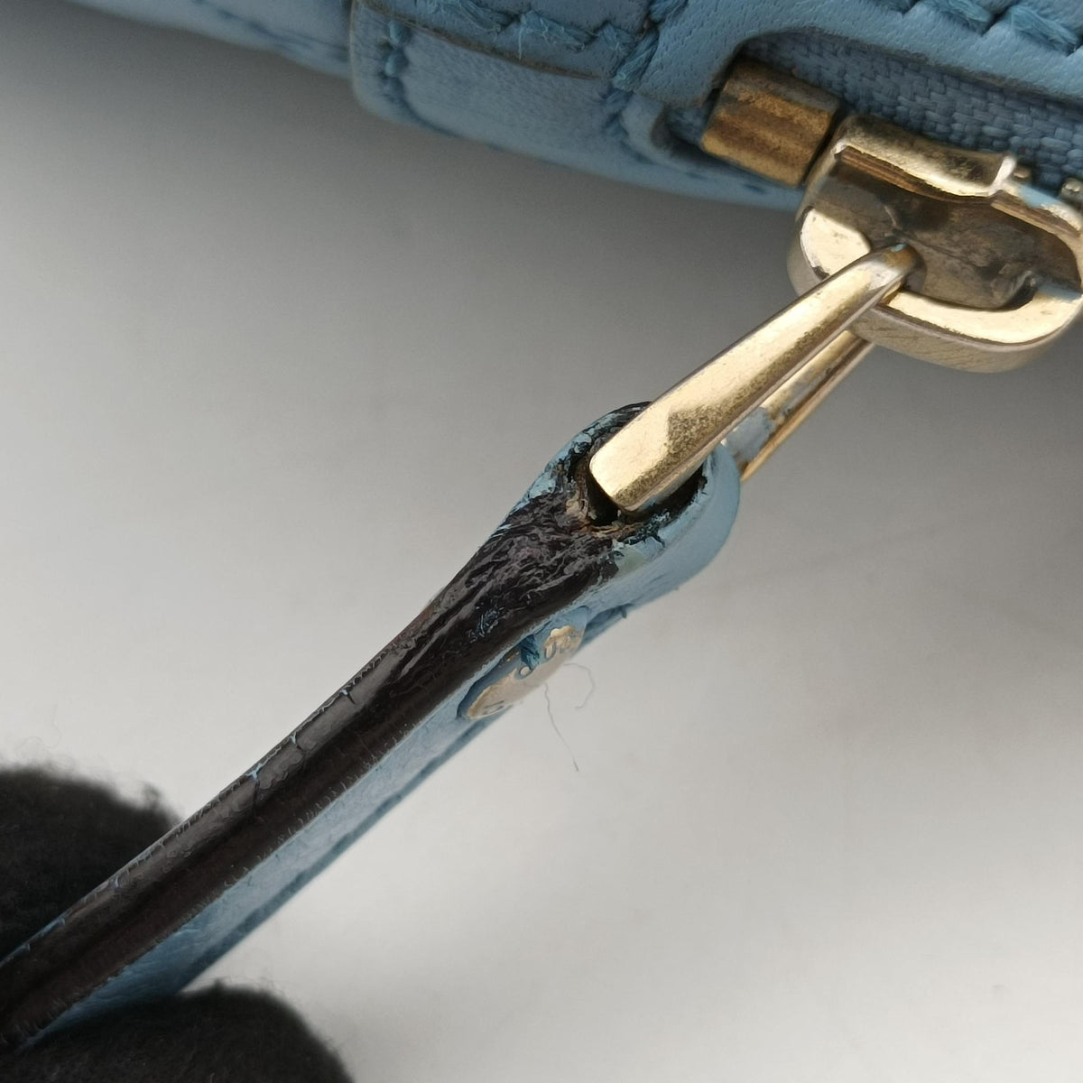 Microguccissima Blue Leather 449654 G021871998マイクログッチシマ ブルー レザー 449654 G021871998