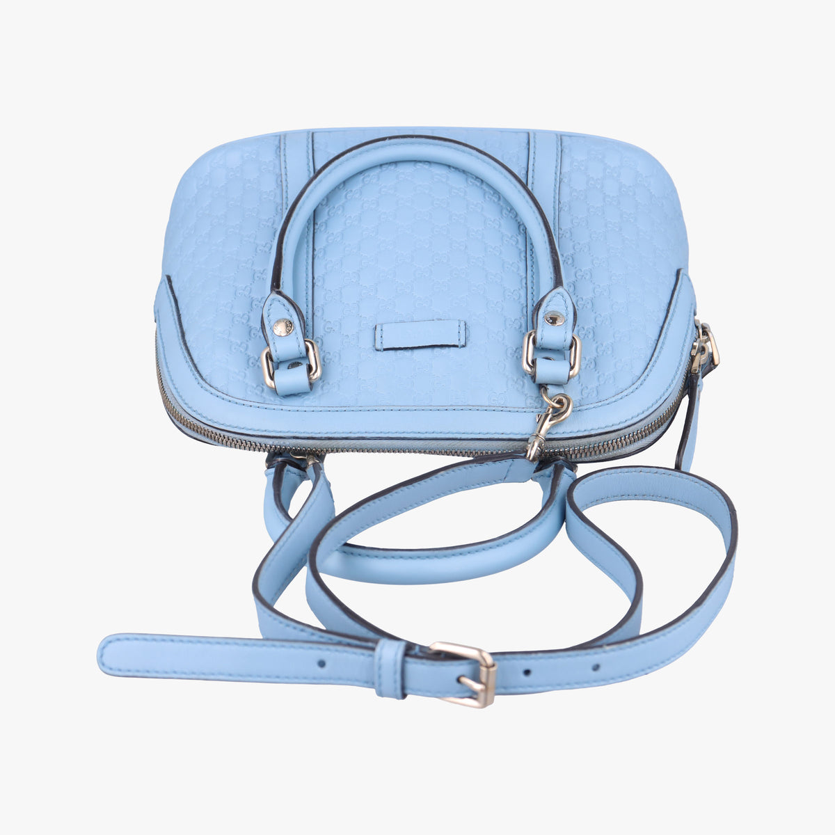 Microguccissima Blue Leather 449654 G021871998マイクログッチシマ ブルー レザー 449654 G021871998