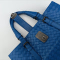 Roma Intrecciato Blue lambskin B04638597Rローマ イントレチャート ブルー ラムスキン B04638597R