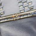 Soft Lady Dior Intrecciato Tote Blue lambskin 17-BO-1018ソフト レディディオール イントレチャート トート ブルー ラムスキン 17-BO-1018