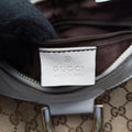 Abbey D-ring Hobo Beige×White canvas×leather 190525 C2262910アビー Dリング ホーボー ベージュ×ホワイト キャンバス×レザー 190525 C2262910