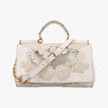 Vintage Dolce & Gabbana Sicily White Snakeskin x PVC  shoulderbag | stylenewstar