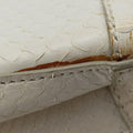 Vintage Dolce & Gabbana Sicily White Snakeskin x PVC  shoulderbag | stylenewstar