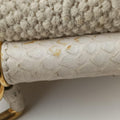 Vintage Dolce & Gabbana Sicily White Snakeskin x PVC  shoulderbag | stylenewstar