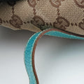 New Jackie khaki×blue canvas×leather 120888 ニュージャッキー カーキ×ブルー キャンバス×レザー 120888