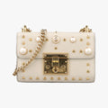 Padlock White Leather 432182 H022959896パドロック ホワイト レザー 432182 H022959896