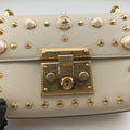 Padlock White Leather 432182 H022959896パドロック ホワイト レザー 432182 H022959896