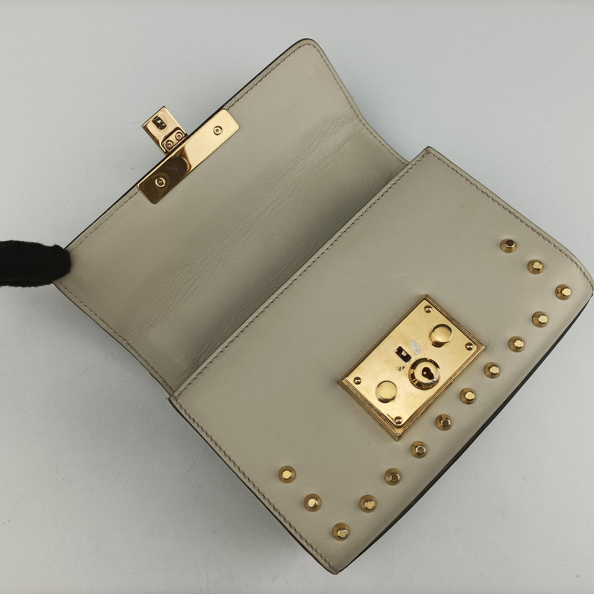 Padlock White Leather 432182 H022959896パドロック ホワイト レザー 432182 H022959896