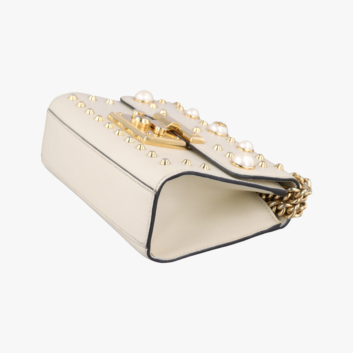 Padlock White Leather 432182 H022959896パドロック ホワイト レザー 432182 H022959896