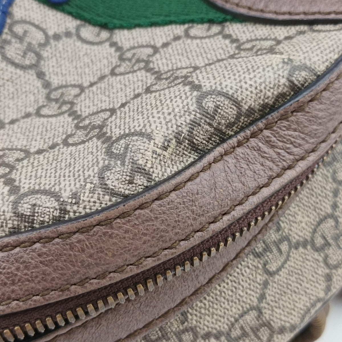 The Three Little Pigs Brown×Multicolour PVC coated canvas 552884 D027883526三匹のこぶた ブラウン×マルチカラー PVCコーティングキャンバス 552884 D027883526