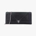 Vintage Christian Dior Diorama Black Leather  shoulderbag | stylenewstar