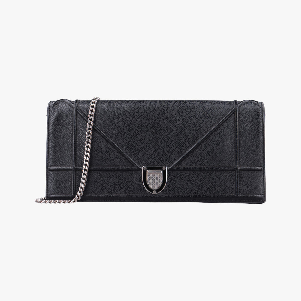 Vintage Christian Dior Diorama Black Leather  shoulderbag | stylenewstar
