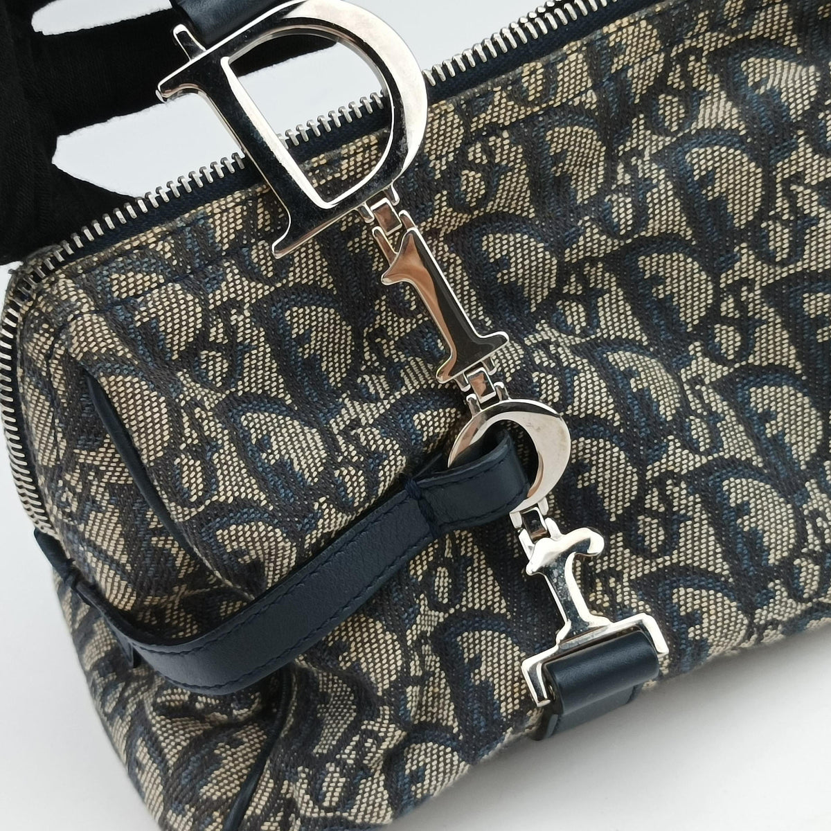 Trotter Navy×Gray Jacquard BO L 0094トロッター ネイビー×グレー ジャガード BO L 0094