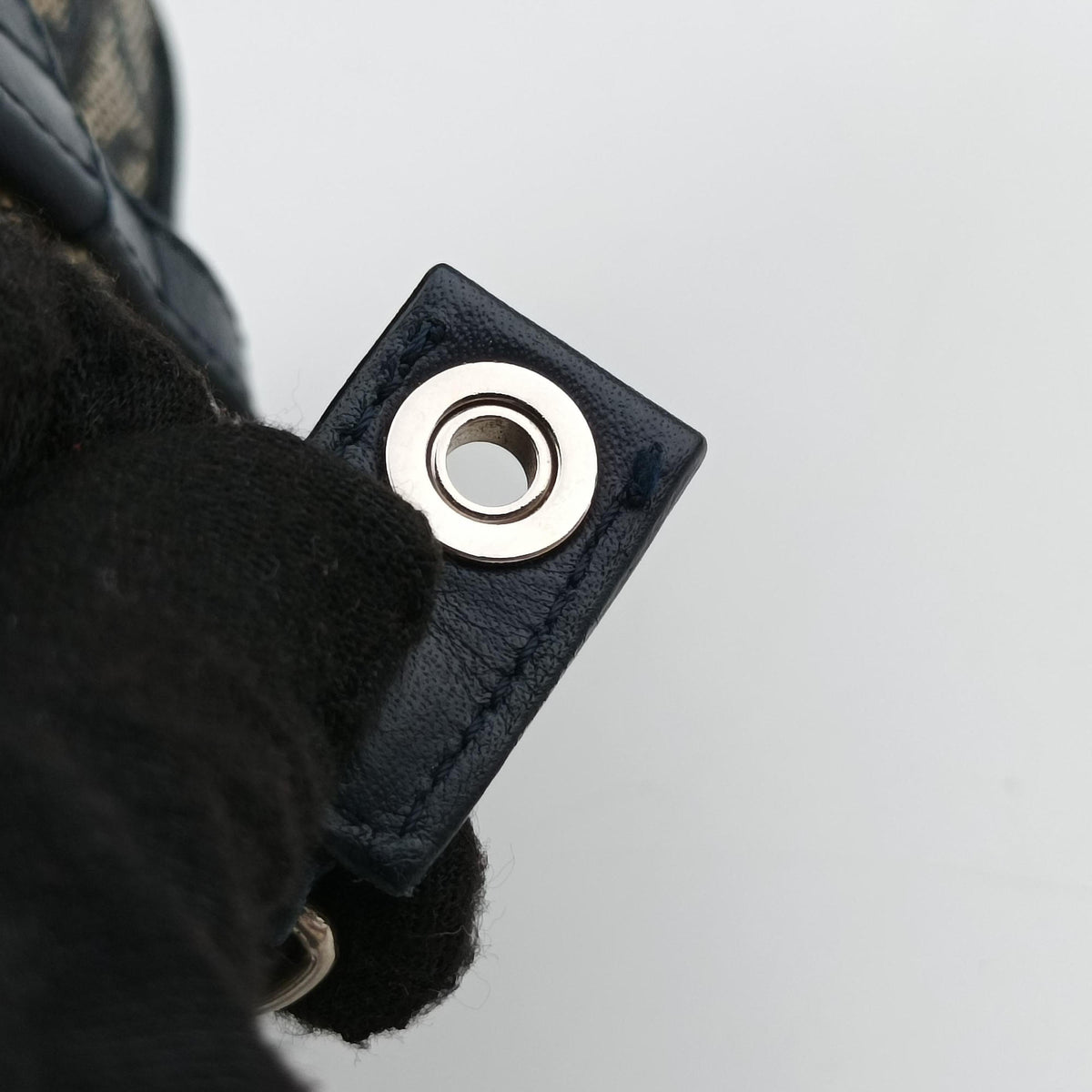 Trotter Navy×Gray Jacquard BO L 0094トロッター ネイビー×グレー ジャガード BO L 0094