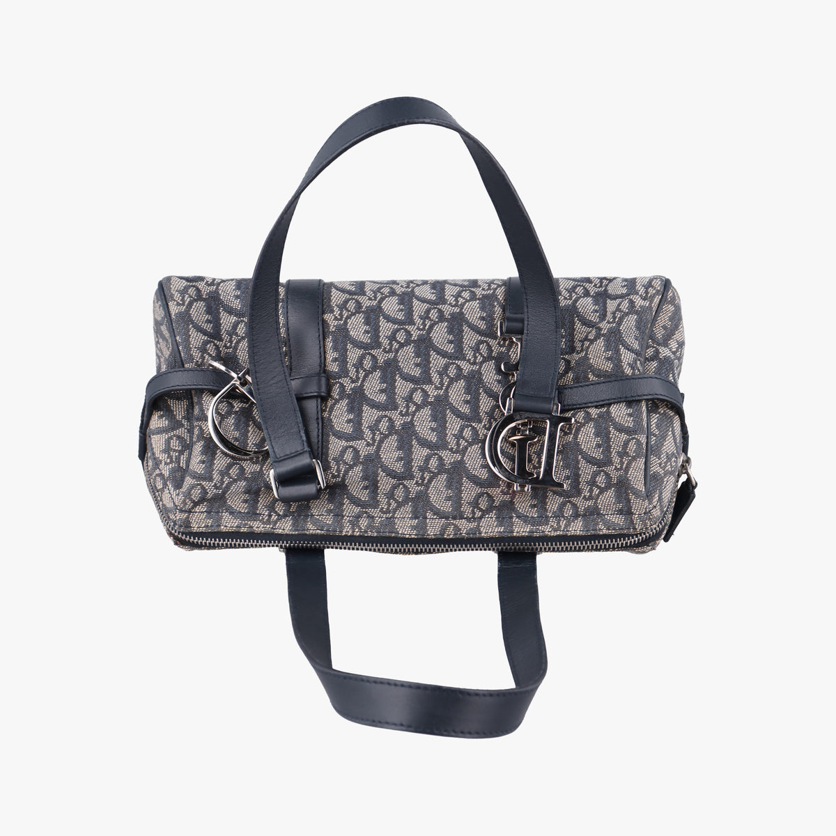 Trotter Navy×Gray Jacquard BO L 0094トロッター ネイビー×グレー ジャガード BO L 0094