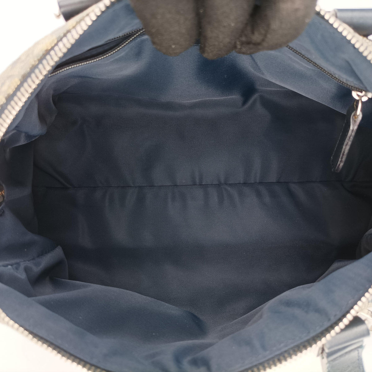 Trotter Navy×Gray Jacquard BO L 0094トロッター ネイビー×グレー ジャガード BO L 0094