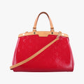 Pre-owned Louis Vuitton Brea MM ROSE INDIEN Vernis M91798 shoulderbag | stylenewstar