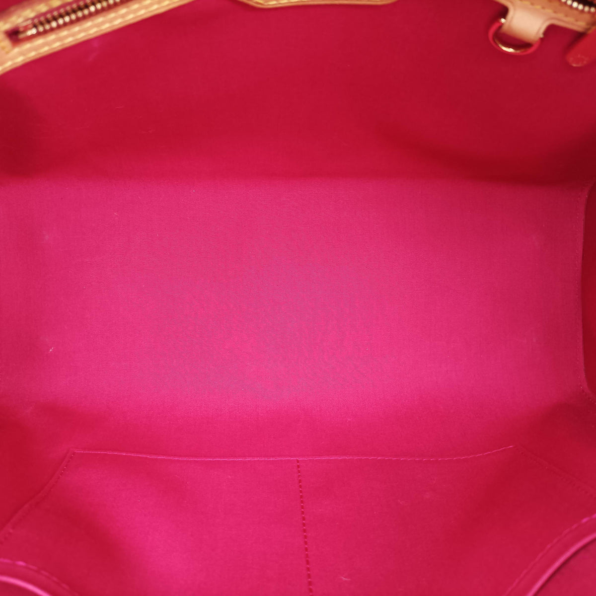 Pre-owned Louis Vuitton Brea MM ROSE INDIEN Vernis M91798 shoulderbag | stylenewstar