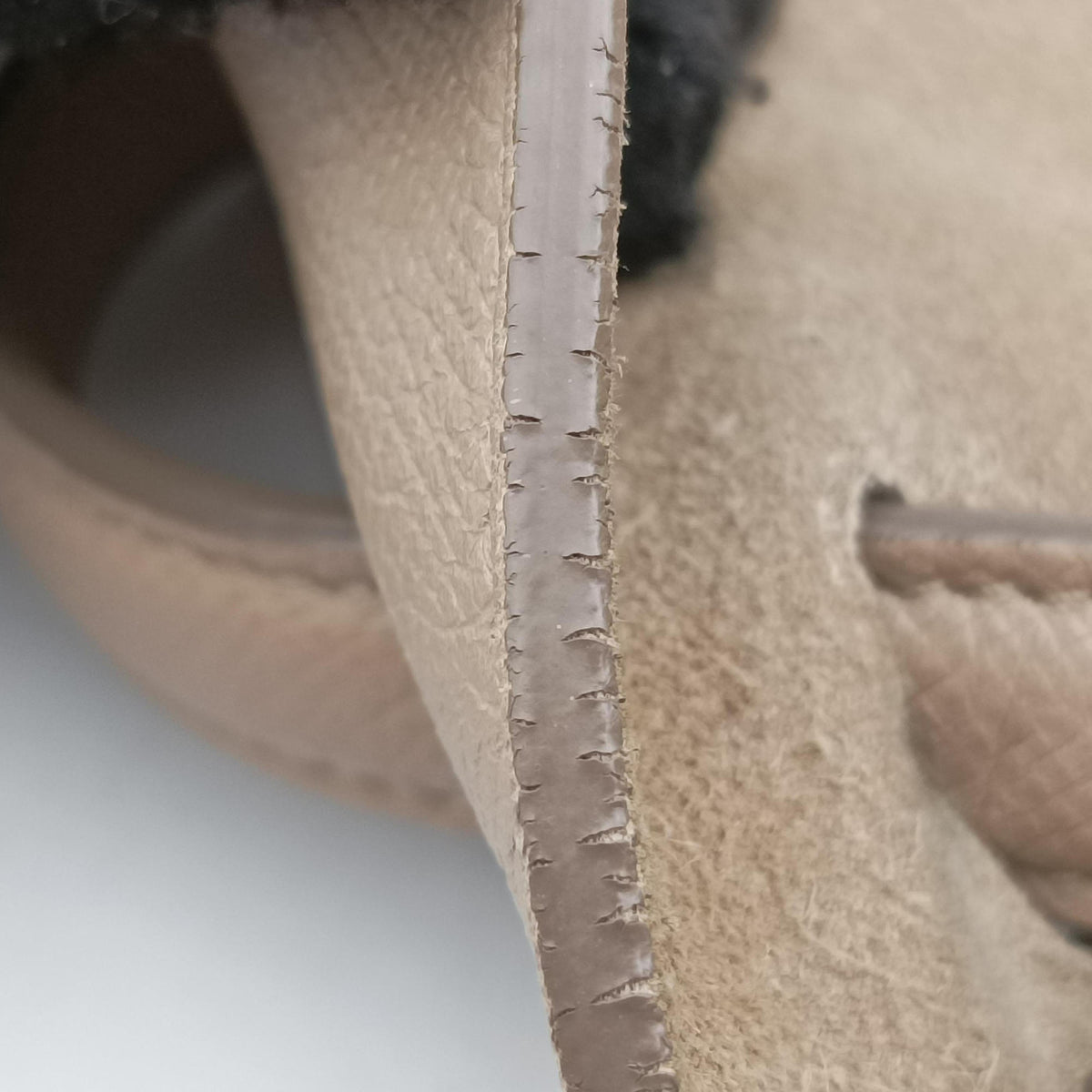 Belt Mini Beige Leather Lot number unknownベルトミニ ベージュ レザー 製番不明