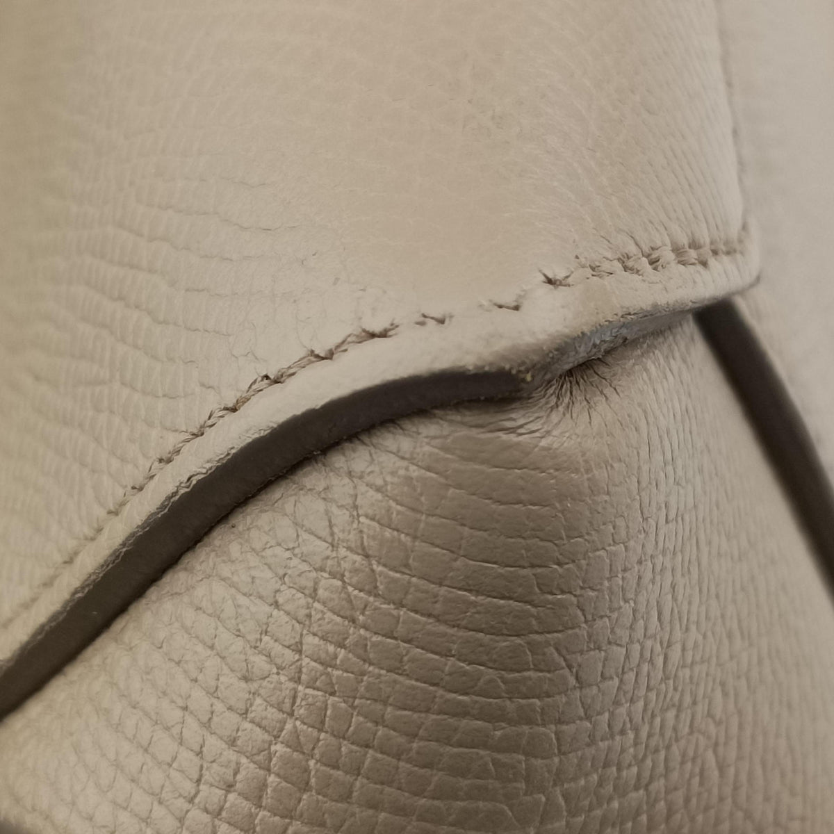 Belt Mini Beige Leather Lot number unknownベルトミニ ベージュ レザー 製番不明