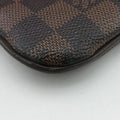 Pre-owned Louis Vuitton Pochette Plat Brooklyn EBENE Damier Canvas N51211 shoulderbag | stylenewstar