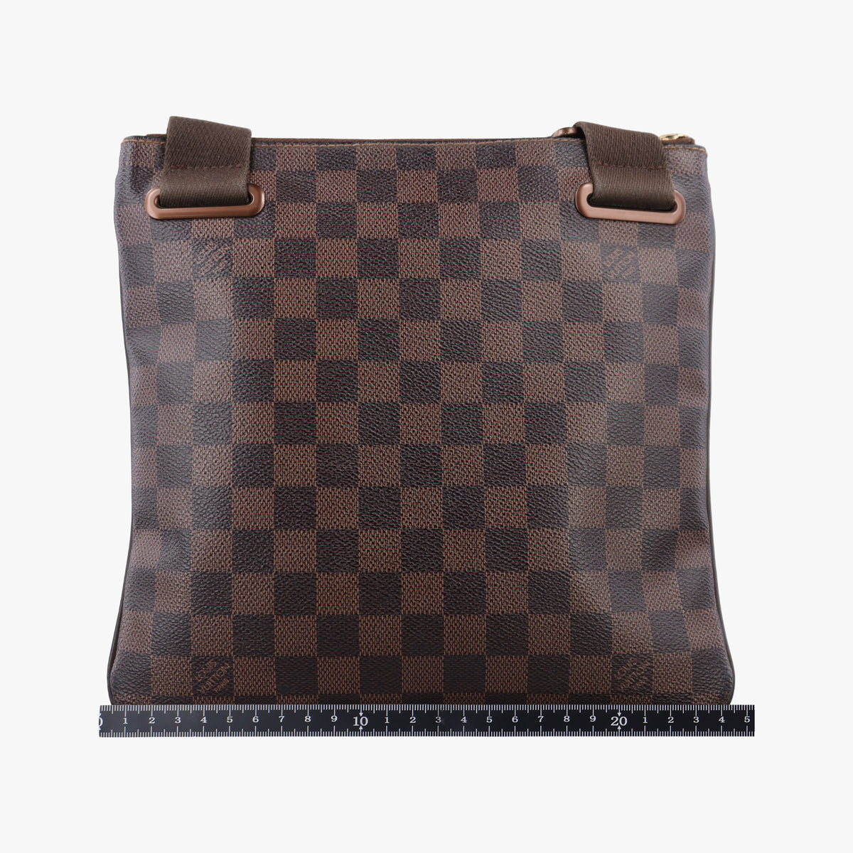 Pre-owned Louis Vuitton Pochette Plat Brooklyn EBENE Damier Canvas N51211 shoulderbag | stylenewstar