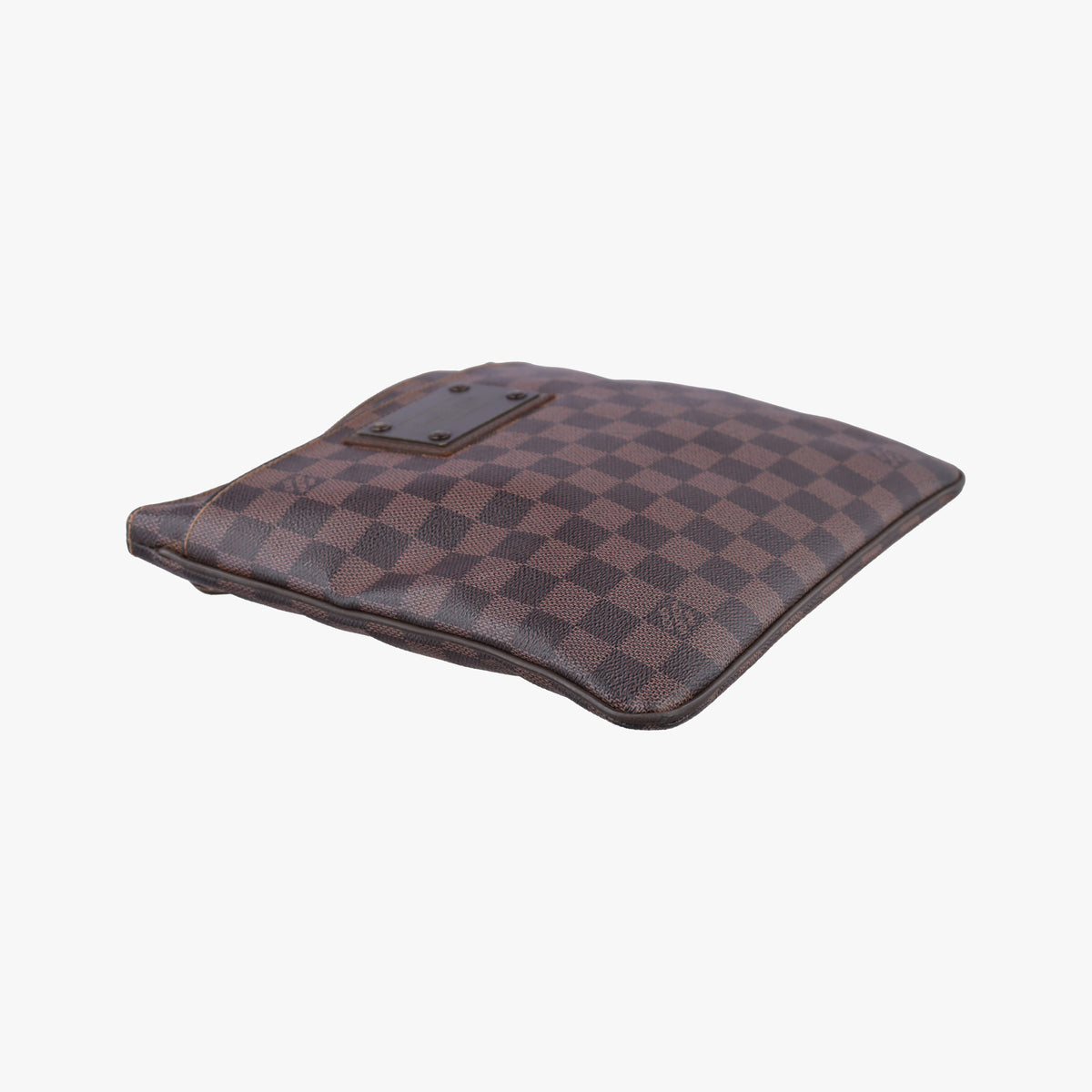 Pre-owned Louis Vuitton Pochette Plat Brooklyn EBENE Damier Canvas N51211 shoulderbag | stylenewstar