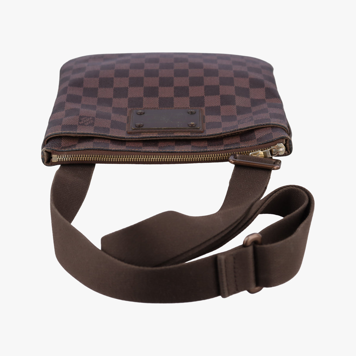 Pre-owned Louis Vuitton Pochette Plat Brooklyn EBENE Damier Canvas N51211 shoulderbag | stylenewstar