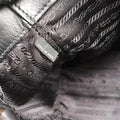 Pre-owned Prada Monochrome Black SAFFIANO Leather 1BA113 shoulderbag | stylenewstar