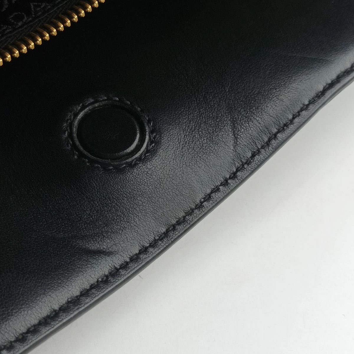 Pre-owned Prada Monochrome Black SAFFIANO Leather 1BA113 shoulderbag | stylenewstar