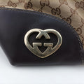 Lovely Brown Canvas×Leather 257071 C8375750ラブリー ブラウン キャンバス×レザー 257071 C8375750