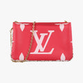 Pre-owned Louis Vuitton Pochette Double Zip ROUGE Monogram Giant M67561 shoulderbag | stylenewstar