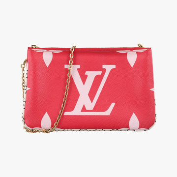 Pre-owned Louis Vuitton Pochette Double Zip ROUGE Monogram Giant M67561 shoulderbag | stylenewstar