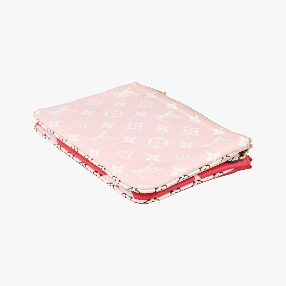 Pre-owned Louis Vuitton Pochette Double Zip ROUGE Monogram Giant M67561 shoulderbag | stylenewstar