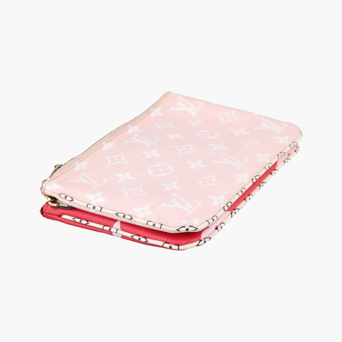 Pre-owned Louis Vuitton Pochette Double Zip ROUGE Monogram Giant M67561 shoulderbag | stylenewstar