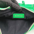 Pre-owned Balenciaga Le Cagole Green Leather  shoulderbag | stylenewstar