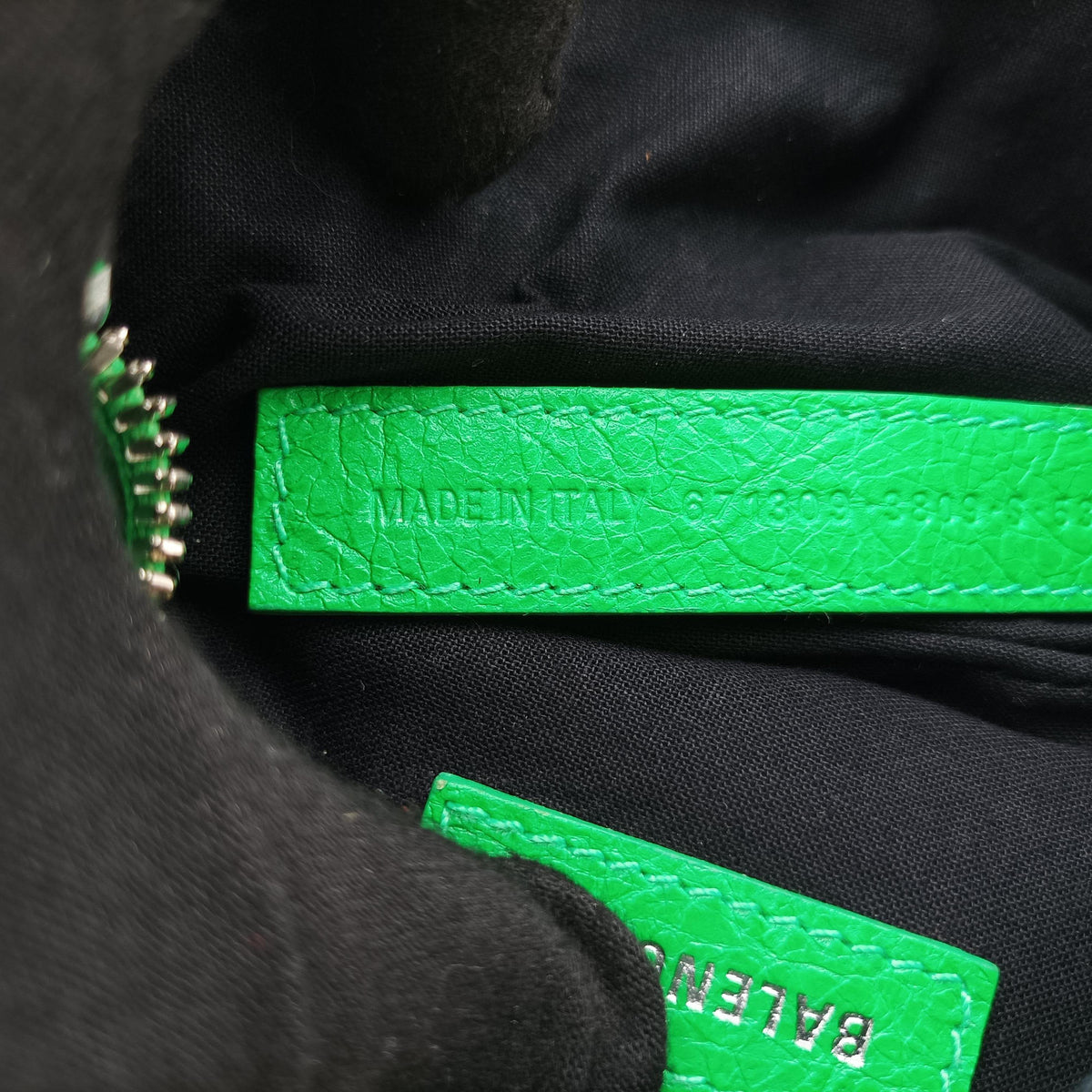 Pre-owned Balenciaga Le Cagole Green Leather  shoulderbag | stylenewstar