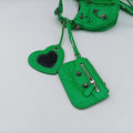 Pre-owned Balenciaga Le Cagole Green Leather  shoulderbag | stylenewstar