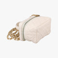 Micro Vanity Case White caviar skin AP2194 31208948マトラッセ ミニバニティ ジップアラウンド ホワイト キャビアスキン AP2194 31208948