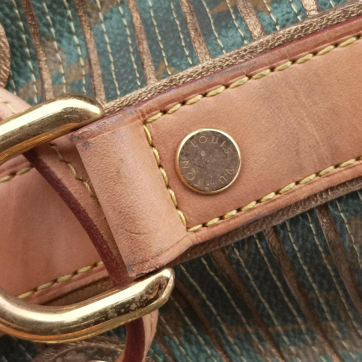 Secondhand Louis Vuitton Neo Khaki×Green Monogram Eden M40356 shoulderbag | stylenewstar