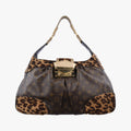 Leopard Polly Monogram Leopard Python leather×pony M95282 AR1006ヒョウ ポリー モノグラム レオパード パイソンレザー×ハラコ M95282 AR1006