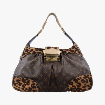 Leopard Polly Monogram Leopard Python leather×pony M95282 AR1006ヒョウ ポリー モノグラム レオパード パイソンレザー×ハラコ M95282 AR1006
